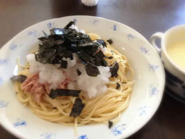 Snapdishの料理写真:ツナと大根おろしのスパゲティ|Pichanさん