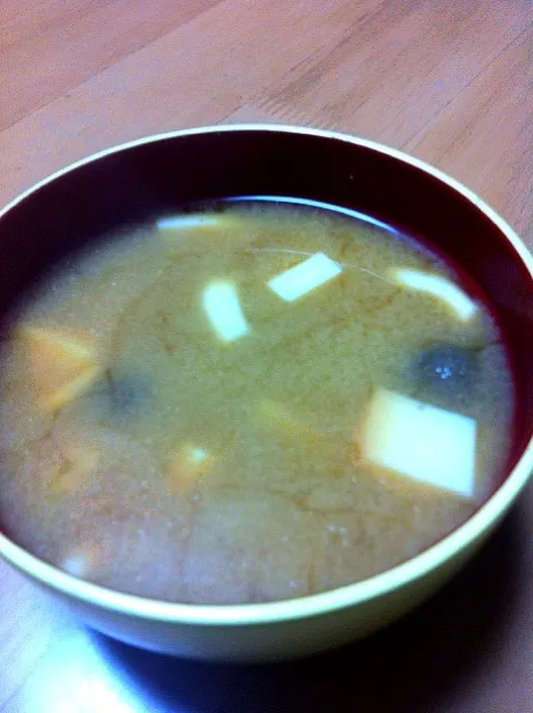 MISO SOUP(VEGE,FISHCAKE,MUSHR)|yoshiee mizutaniさん