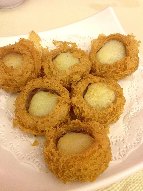 Scallop in yam ring|Shing Tayさん