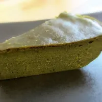 Snapdishの料理写真:Japanese matcha-tea cheesecake💝抹茶チーズケーキ|Bubiさん