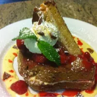 Strawberry cheesecake French toast|jason ledeeさん