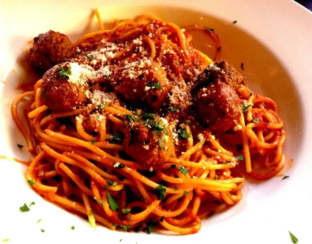 #Spaghetti and Meatballs from Cafe Aroma|sooprcoolchicaさん