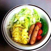 Snapdishの料理写真:朝ごはんの焼き野菜|Akkoさん