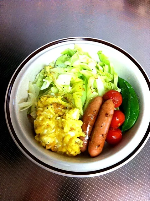 Snapdishの料理写真:朝ごはんの焼き野菜|Akkoさん