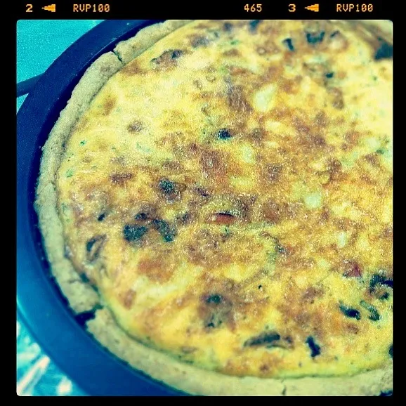 Caramelized brown onion quiche|nuttyさん