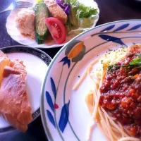 Snapdishの料理写真:パスタランチ|ayanoさん