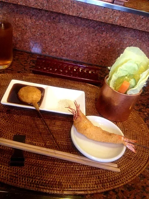 串カツランチ|食いしん坊もりもりさん