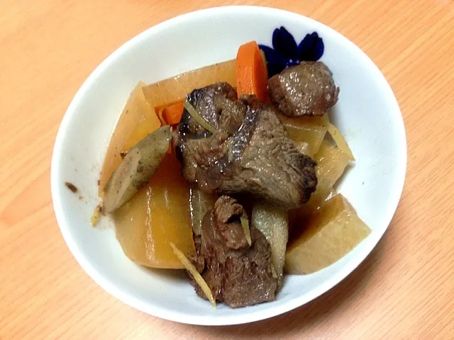 牛肉と大根の炒り煮|みほさん