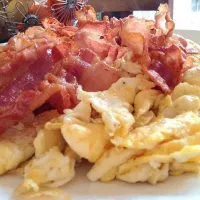 Snapdishの料理写真:Bacon and eggs|wonnie badさん