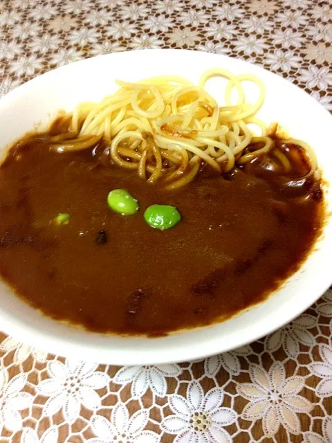 枝豆入りカレースパ〜|カフェアジアンさん