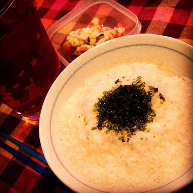 とろろご飯,ポテトサラダ|りーぴんさん