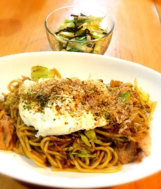 また焼きバーソーと、コールラビと塩昆布和え|トッシ~さん