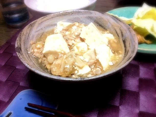 和風麻婆豆腐。柚子胡椒入り|彩さん