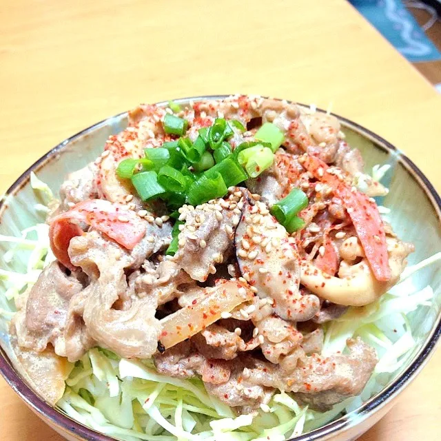 豚マヨ丼|かよさん