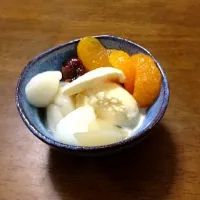 Snapdishの料理写真:白玉フルーツあんみつ|senさん