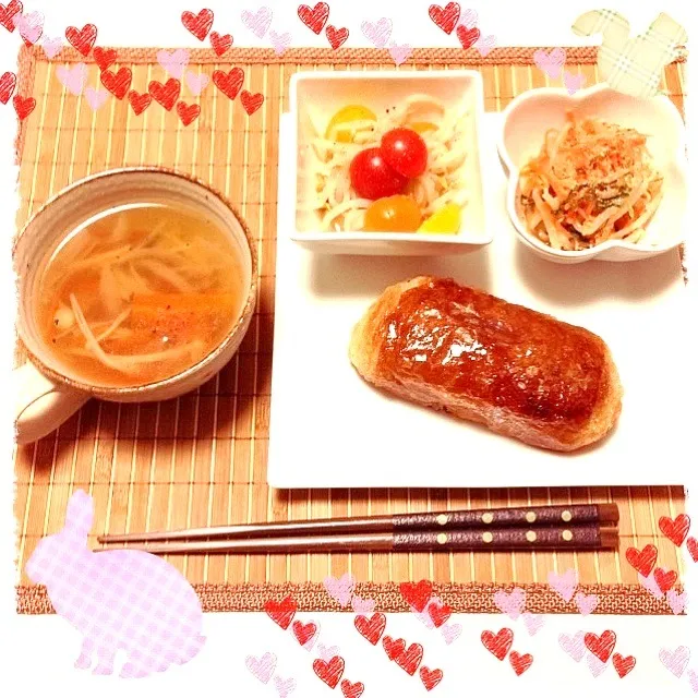 今日の朝ごはんー♡|yunnさん