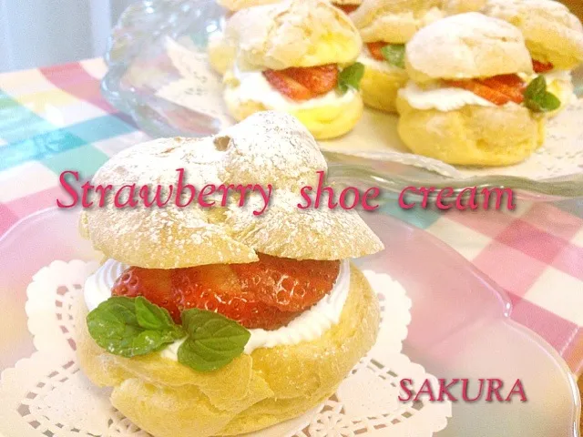 Strawberry shoe cream♪|サクラさん