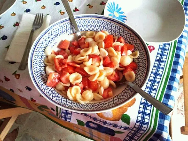 Orecchiette mozzarella e pomodoro|meri giubilanteさん