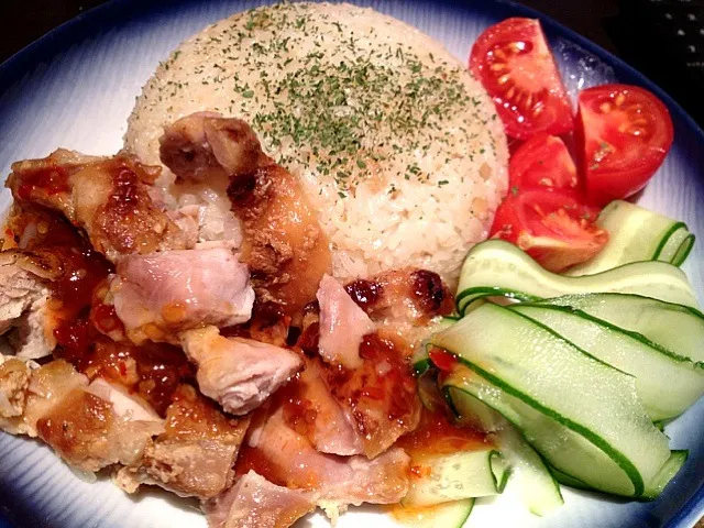 炊飯器で作るシンガポールチキンライス(o^^o)❤|きっきー🥰さん