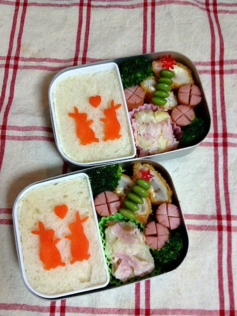 Snapdishの料理写真:シチュー弁当|はちさん