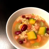 Lazy alphabet & vegetable soup|yumiさん