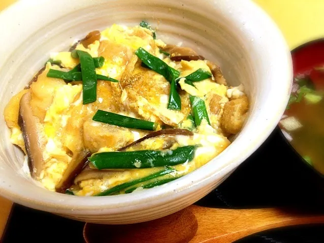 夫のいる日の昼御飯  衣笠丼|シンリーさん