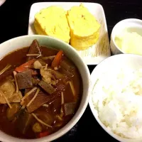 Snapdishの料理写真:朝ごはんじゃなく晩ごはん|カツヤさん