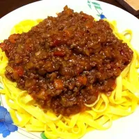 Snapdishの料理写真:ボロネーゼのパスタ|mihoriiinさん