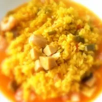 Snapdishの料理写真:Arroz con boletus y carabineros|Montse Lopezさん