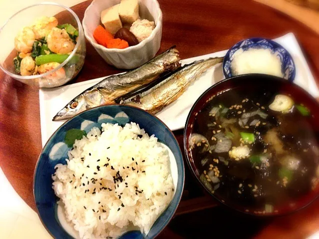 鶏つみれと高野豆腐の柚子胡椒煮定食|ユキさん