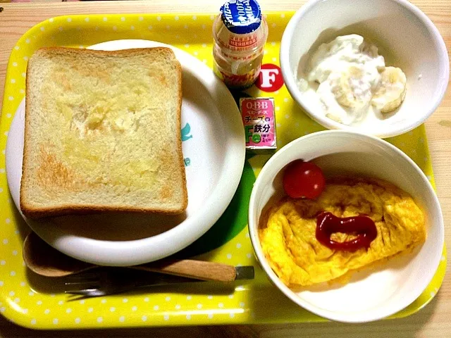 続いてます♪給食風朝ごパン♪|パンダ母さん🐼さん