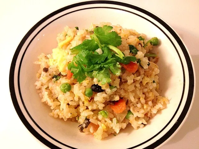 Vegetable fried rice!|Miranda ♪(´ε｀ )さん