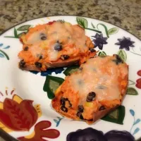 Snapdishの料理写真:Twice baked southwest sweet potato|lissa cobbさん