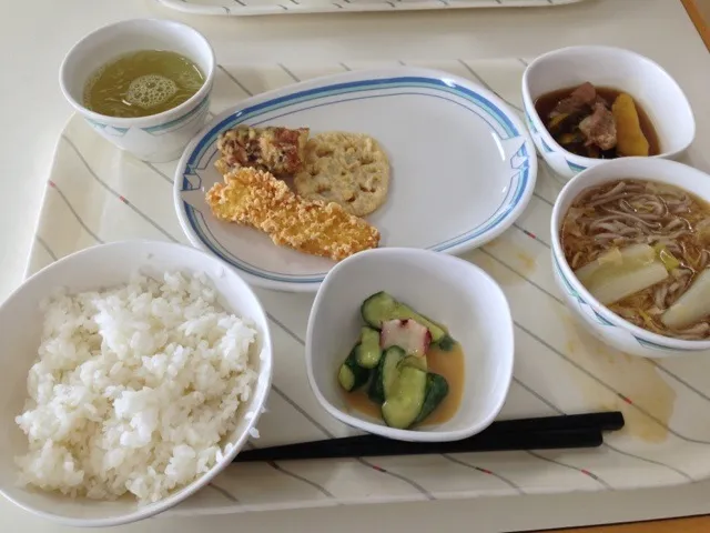 天ぷらそば定食|ぶーちゃんさん