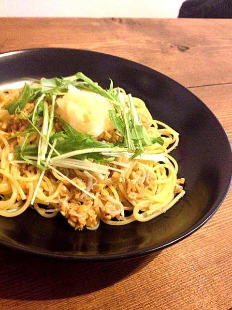 ひきわり納豆としらすの和風おろしパスタ 簡単 手抜き バージョン Kaorin Snapdish スナップディッシュ Id Qx5ara