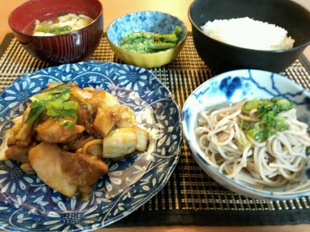 手作り鶏肉と白菜のピリ辛炒め定食|Ryouri　Sukiさん