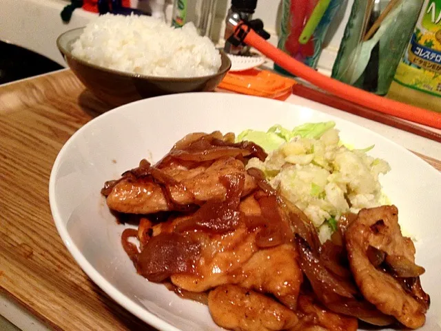 Snapdishの料理写真:鶏胸肉のテリヤキ！|モーリーせんせい(人ﾟ∀ﾟ*)さん