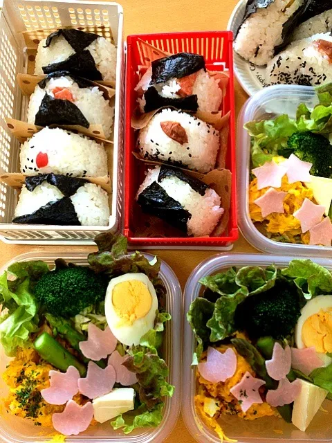 ３人弁当🍙🍙🍙|chyawaさん