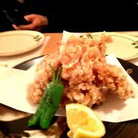 Snapdishの料理写真:サクサク(^^)ふぐの唐揚げ|chinamiさん