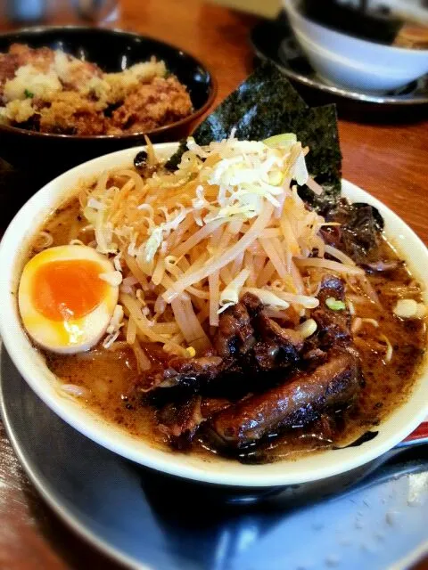 熊本ラーメン*おっぺしゃん*もやしのせ|ちはるさん