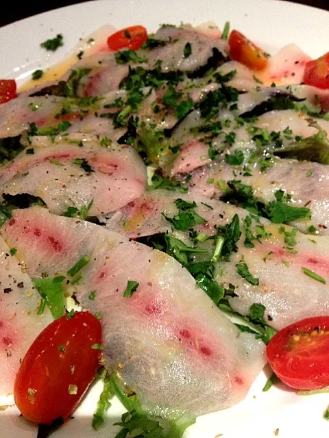 Fish carpaccio|Shing Tayさん