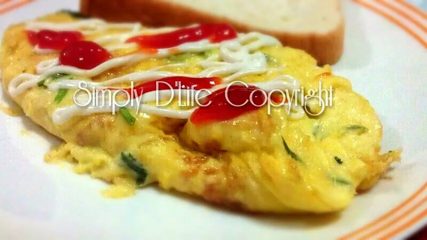 Simple Breakfast Yet Delicious, Cheese Omelette.|Shaqeizhaさん