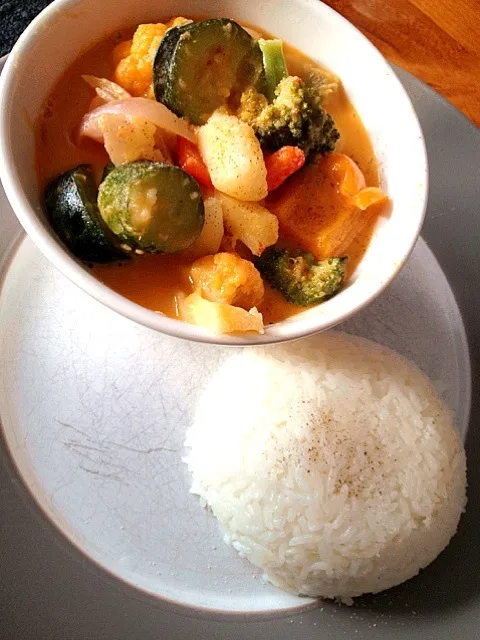 Snapdishの料理写真:Red curry|Sayaka MATSUNOさん