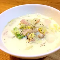 たっぷり白菜のクリーム煮|ひろこさん