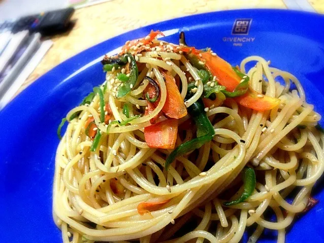 焦がしバター醤油のパスタ|堀田光さん