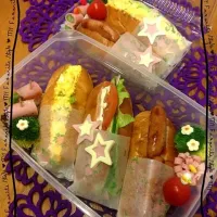 Snapdishの料理写真:ホットドッグ弁当☆|＊yucca＊さん