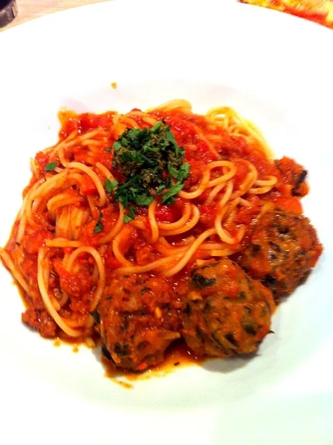 Meat balls spaghetti|jessie peloneさん