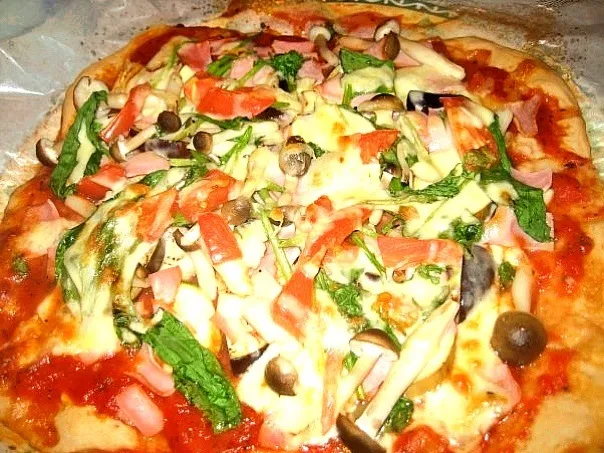 Rich Home Made Pizza|Enjoy cooking & eatingさん