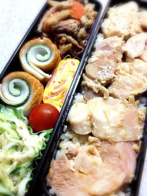 パパのお弁当（シンガポールチキンライス弁当）|まうんてんさん