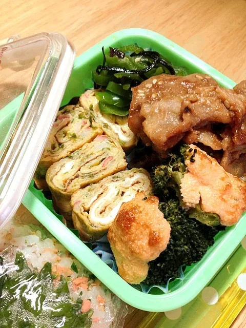 実はお弁当も毎日作っております【旦那君弁当】|がぁがさん